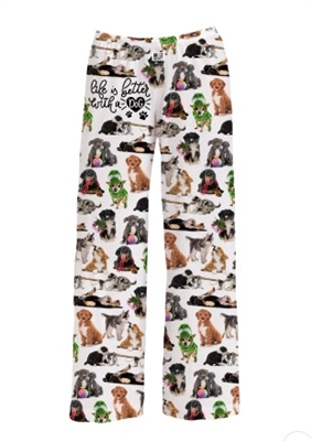 Brief Insanity Life Is Better With A Dog Lounge Pants